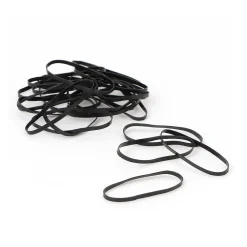 Hot Muji 25 élastiques noirs