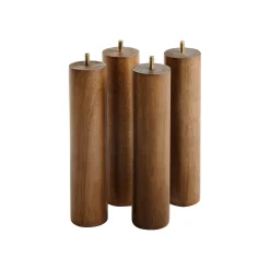 Clearance Muji 4 pieds en bois foncé 26cm