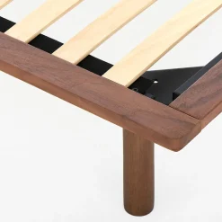 Clearance Muji 4 pieds en bois foncé 26cm