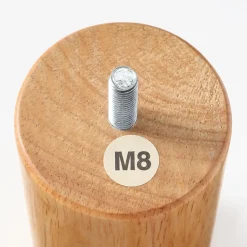 Hot Muji 4 pieds en bois naturel 12cm