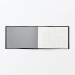 Outlet Muji Agenda mensuel et hebdomadaire 2026 - Format B6, Noir