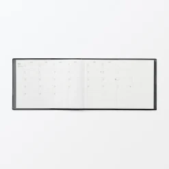 Outlet Muji Agenda mensuel et hebdomadaire 2026 - Format B6, Noir