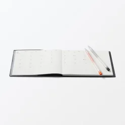 Outlet Muji Agenda mensuel et hebdomadaire 2026 - Format B6, Noir
