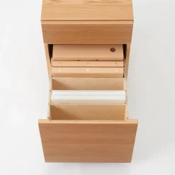 Sale Muji Armoire de bureau en bois de chêne