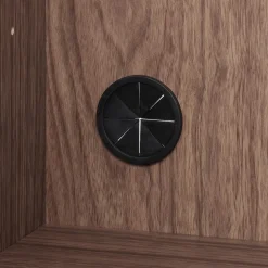 Sale Muji Armoire en noyer avec portes en verre