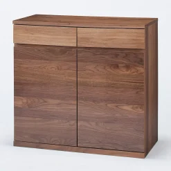 Hot Muji Armoire en noyer avec tiroirs