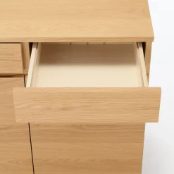 Hot Muji Armoire en noyer avec tiroirs