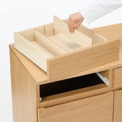 Hot Muji Armoire en noyer avec tiroirs