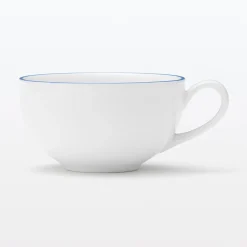Outlet Muji Art de la table du quotidien - Tasse à thé à bande bleue