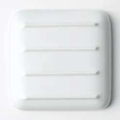 Muji Assiette carrée Hakuji 12cm