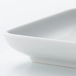 Muji Assiette carrée Hakuji 12cm