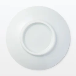 Muji Assiette en porcelaine Hasami - Motif rayures, Petite