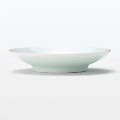 Clearance Muji Assiette en porcelaine Hasami ‐  Motif maille, Petite