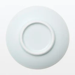 Clearance Muji Assiette en porcelaine Hasami ‐  Motif maille, Petite