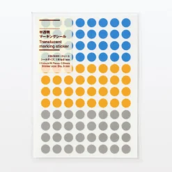 Hot Muji Autocollants de marquage translucides