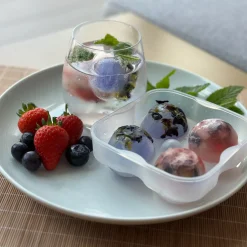 Muji Bac à glaçons en silicone rond