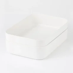 Muji Bac en polyéthylène souple L25.5X P36X H8cm