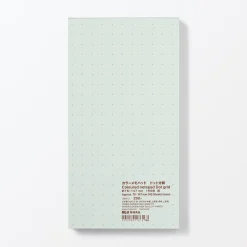 Discount Muji Bloc-notes coloré à grille de points