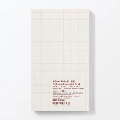 Online Muji Bloc-notes coloré à grille, Petit