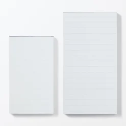 Clearance Muji Bloc-notes coloré à lignes horizontales, Grand