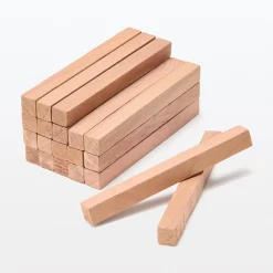 Discount Muji Blocs de cèdre rouge avec papier de verre