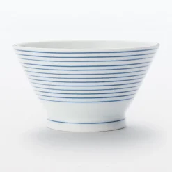 Outlet Muji Bol à riz en porcelaine Hasami ‐  Motif rayures, Petite