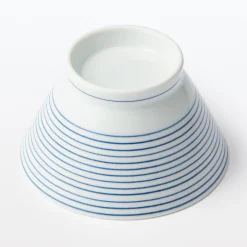 Outlet Muji Bol à riz en porcelaine Hasami ‐  Motif rayures, Petite