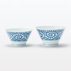 Outlet Muji Bol à riz en porcelaine Hasami ‐ Motifs arabesque, Petite