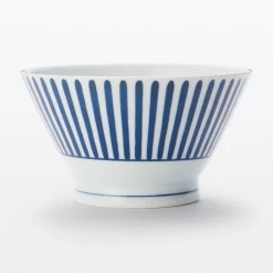 Outlet Muji Bol à riz en porcelaine Hasami ‐ Motif rayures éventail, Petite