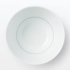 Outlet Muji Bol à riz en porcelaine Hasami ‐ Motif rayures éventail, Petite
