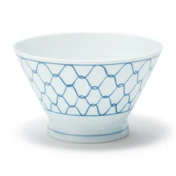 Hot Muji Bol à riz en porcelaine Hasami - Motif maille, Grande