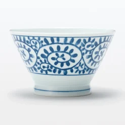 Outlet Muji Bol à riz en porcelaine Hasami - Motif arabesque, Grande