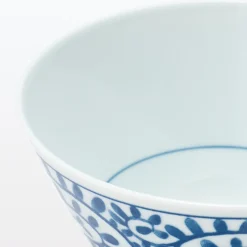 Outlet Muji Bol à riz en porcelaine Hasami - Motif arabesque, Grande