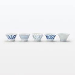 Outlet Muji Bol à riz en porcelaine Hasami - Motif arabesque, Grande