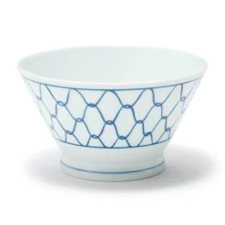 Muji Bol à riz en porcelaine Hasami - Motif maille, Petit