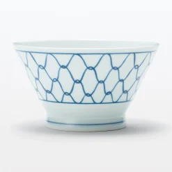 Muji Bol à riz en porcelaine Hasami - Motif maille, Petit