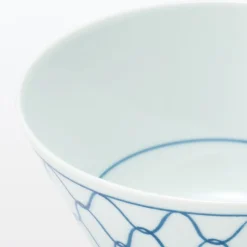 Muji Bol à riz en porcelaine Hasami - Motif maille, Petit