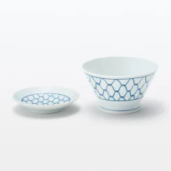Muji Bol à riz en porcelaine Hasami - Motif maille, Petit