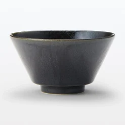 Online Muji Bol à riz Mino Ware ‐ Glaçure noire