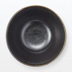 Online Muji Bol à riz Mino Ware ‐ Glaçure noire