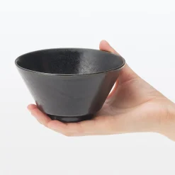 Online Muji Bol à riz Mino Ware ‐ Glaçure noire