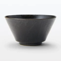 Clearance Muji Bol Mino Ware ‐ Glaçure noire