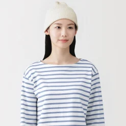 Online Muji Bonnet en coton et soie