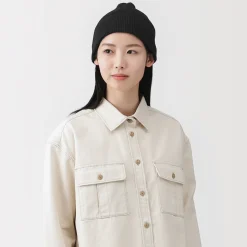 Online Muji Bonnet en coton et soie