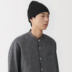 Online Muji Bonnet en coton et soie