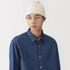 Online Muji Bonnet en coton et soie