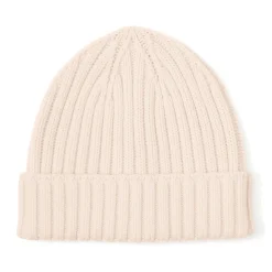 Muji Bonnet unisexe en laine côtelée antidémangeaisons