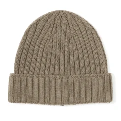 Muji Bonnet unisexe en laine côtelée antidémangeaisons