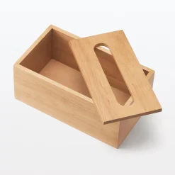 Outlet Muji Boîte à mouchoirs en bois 20.5 x 11 x 8.5 cm