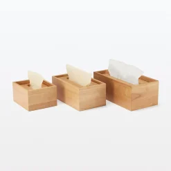 Outlet Muji Boîte à mouchoirs en bois 20.5 x 11 x 8.5 cm